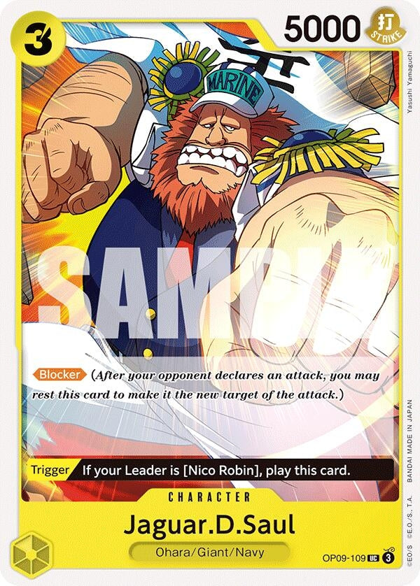 Image for Jaguar.D.Saul (OP09-109) - One Piece Card Game