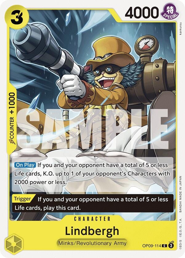 Image for Lindbergh (OP09-114) - One Piece Card Game