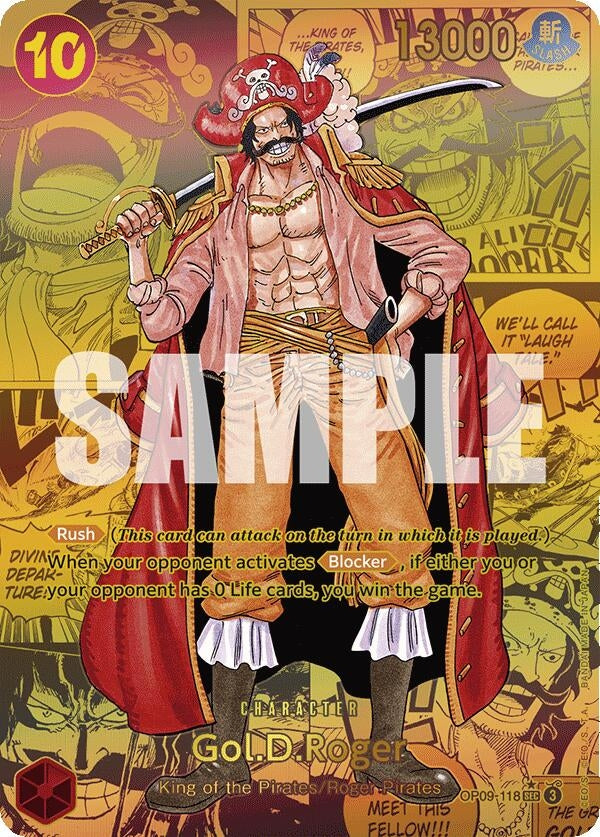 Image for Gol.D.Roger (Manga) (OP09-118) - One Piece Card Game