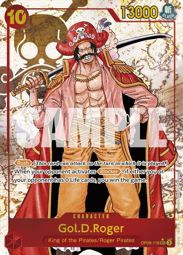 Image for Gol.D.Roger (Alternate Art) (OP09-118) - One Piece Card Game