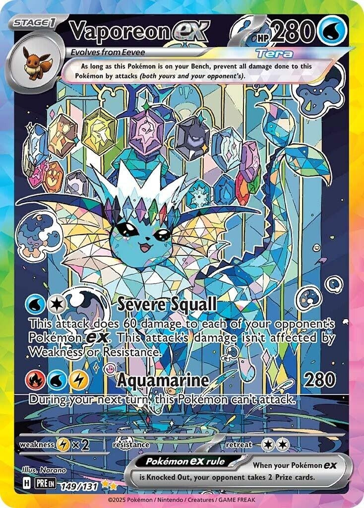 Image for Vaporeon ex (149/131) (PRE) - Pokemon