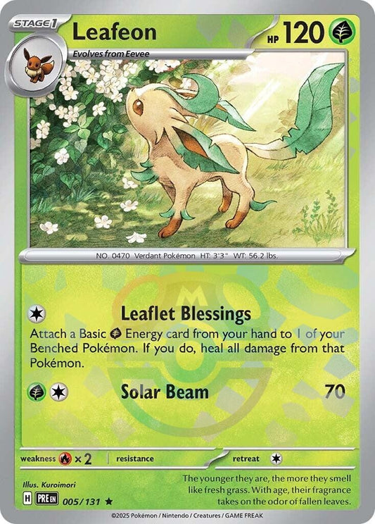 Image for Leafeon (Master Ball Pattern) (005/131) - Pokemon