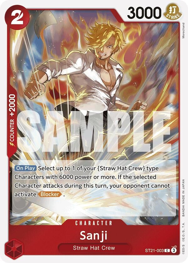 Image for Sanji (ST21-003) - One Piece Card Game