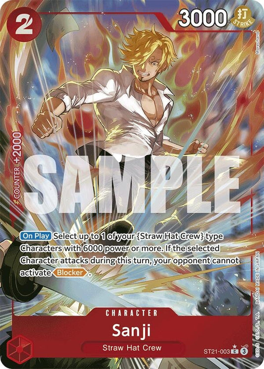 Image for Sanji (Parallel) (ST21-003) - One Piece Card Game