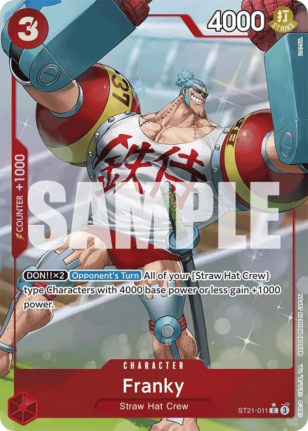 Image for Franky (Parallel) (ST21-011) - One Piece Card Game