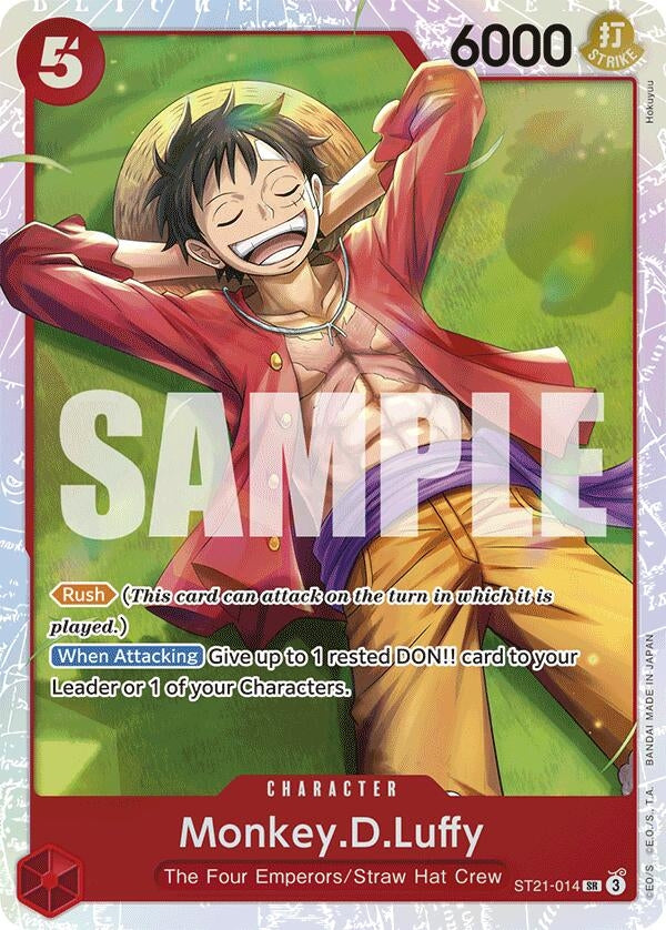 Image for Monkey.D.Luffy (014) (ST21-014) - One Piece Card Game