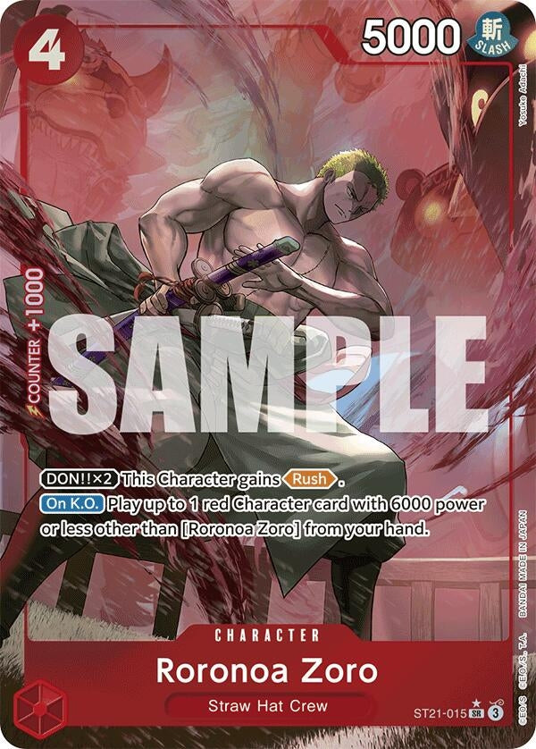 Image for Roronoa Zoro (Parallel) (ST21-015) - One Piece Card Game