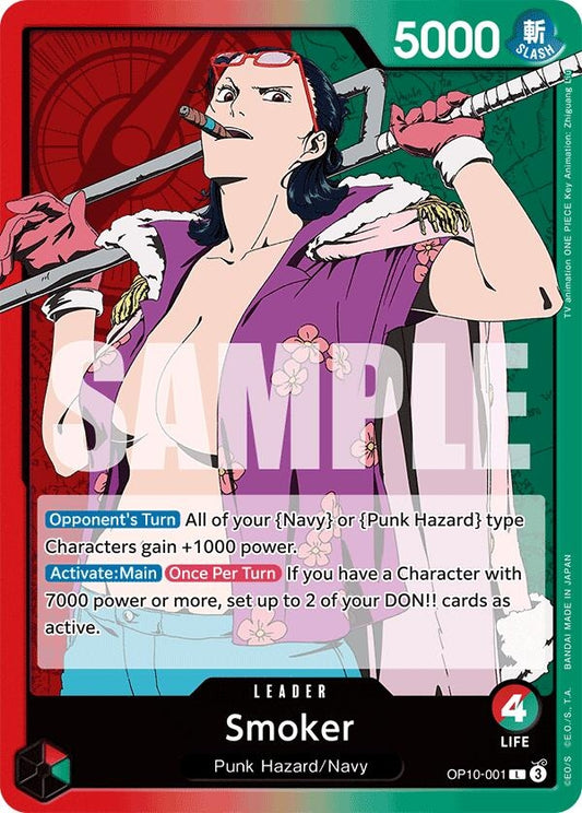 Image for Smoker (001) (OP10-001) - One Piece Card Game