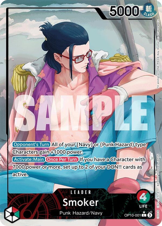Image for Smoker (001) (Parallel) (OP10-001) - One Piece Card Game