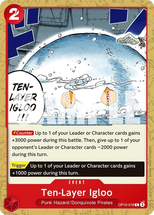 Image for Ten-Layer Igloo (OP10-018) - One Piece Card Game