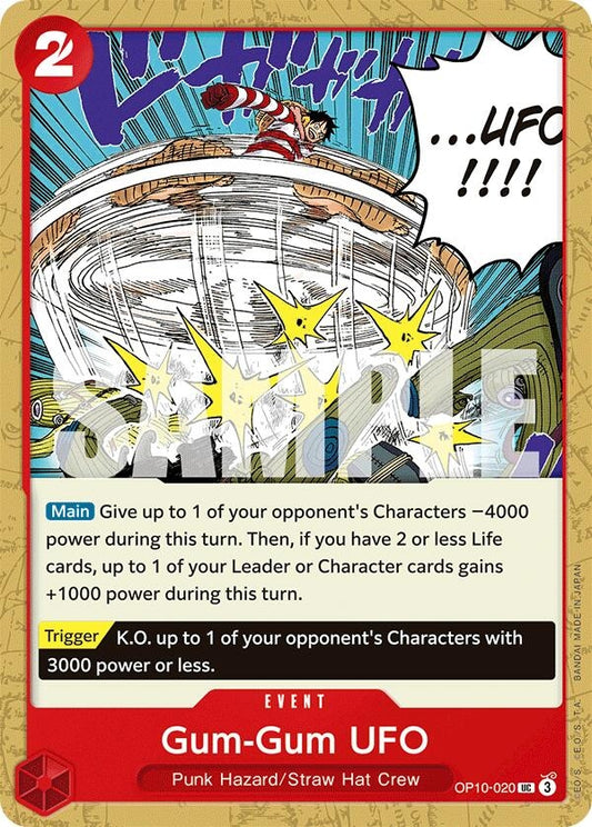 Image for Gum-Gum UFO (OP10-020) - One Piece Card Game