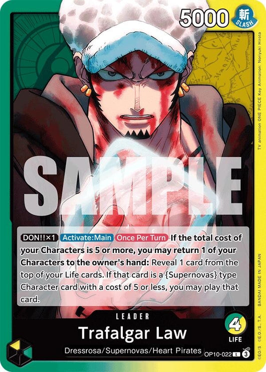 Image for Trafalgar Law (022) (OP10-022) - One Piece Card Game