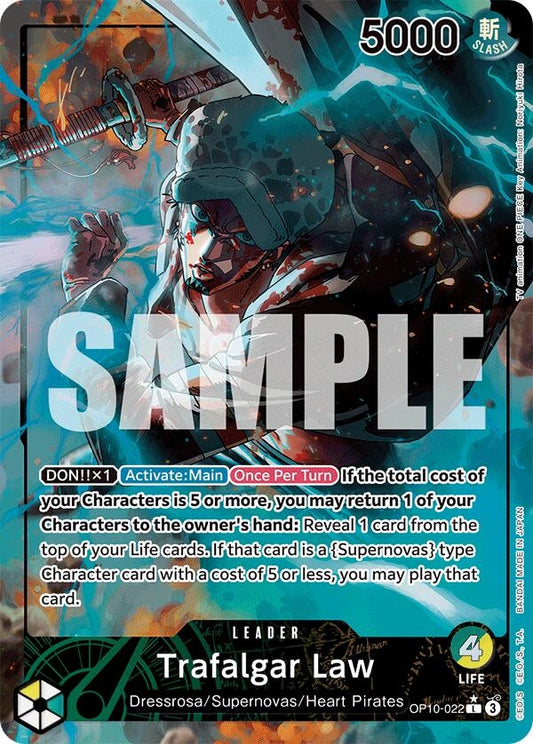 Image for Trafalgar Law (022) (Parallel) (OP10-022) - One Piece Card Game