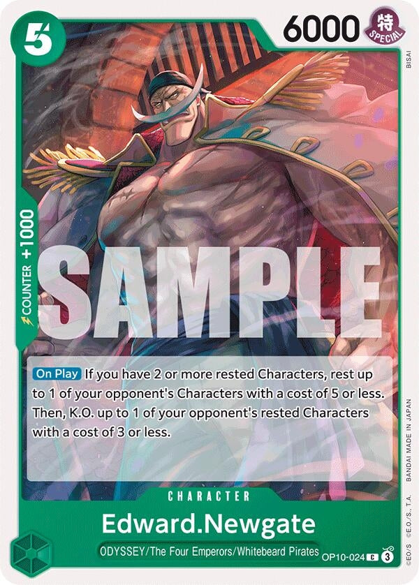 Image for Edward.Newgate (OP10-024) - One Piece Card Game