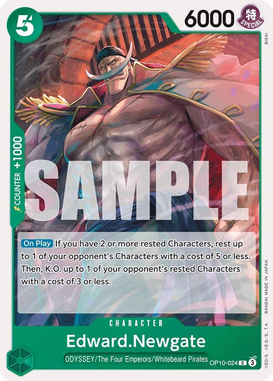 Image for Edward.Newgate (OP10-024) - One Piece Card Game