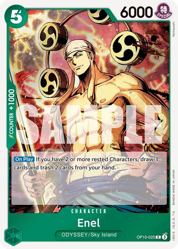 Image for Enel (OP10-025) - One Piece Card Game