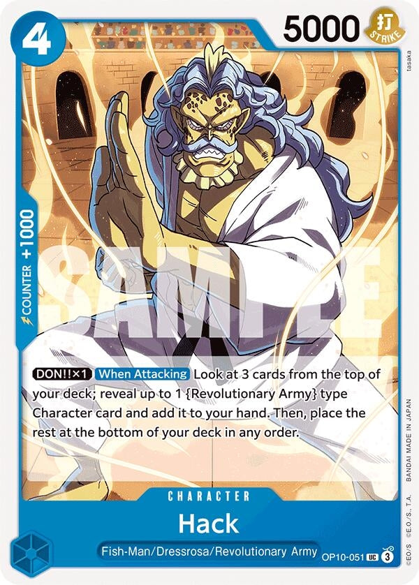 Image for Hack (OP10-051) - One Piece Card Game
