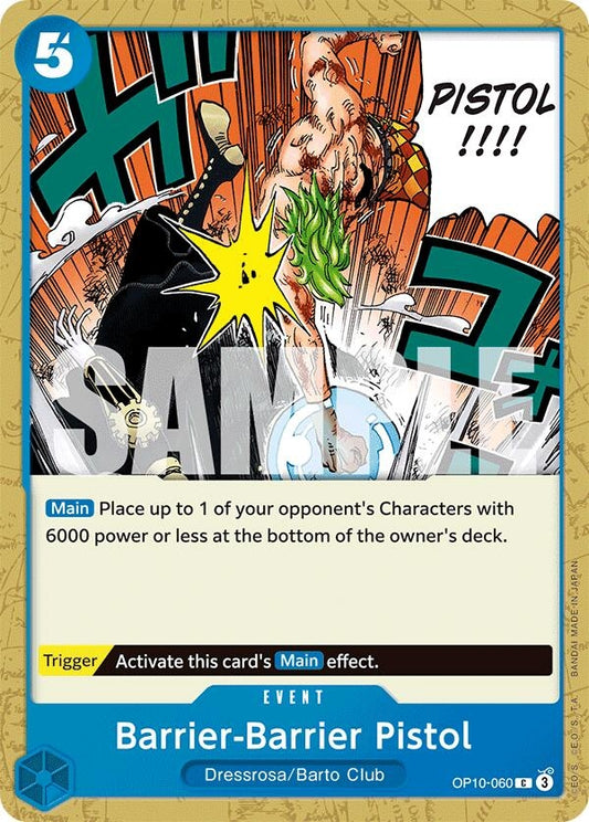 Image for Barrier-Barrier Pistol (OP10-060) - One Piece Card Game