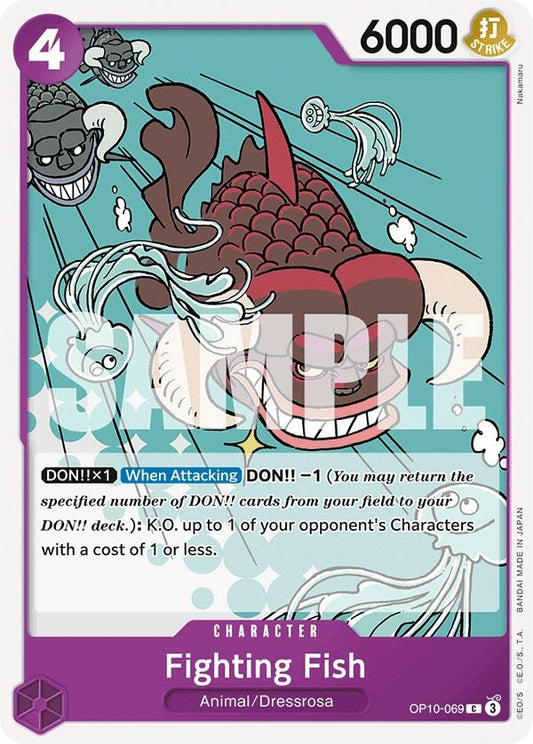 Image for Fighting Fish (OP10-069) - One Piece Card Game