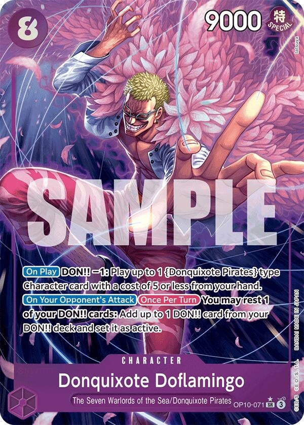 Image for Donquixote Doflamingo (Parallel) (OP10-071) - One Piece Card Game