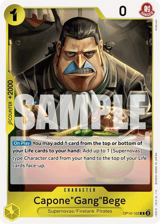 Image for Capone"Gang"Bege (OP10-103) - One Piece Card Game