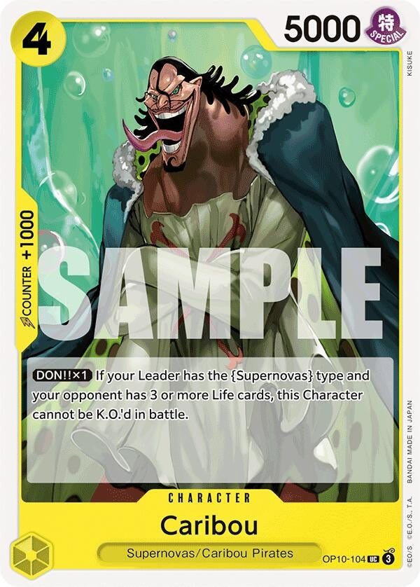 Image for Caribou (OP10-104) - One Piece Card Game