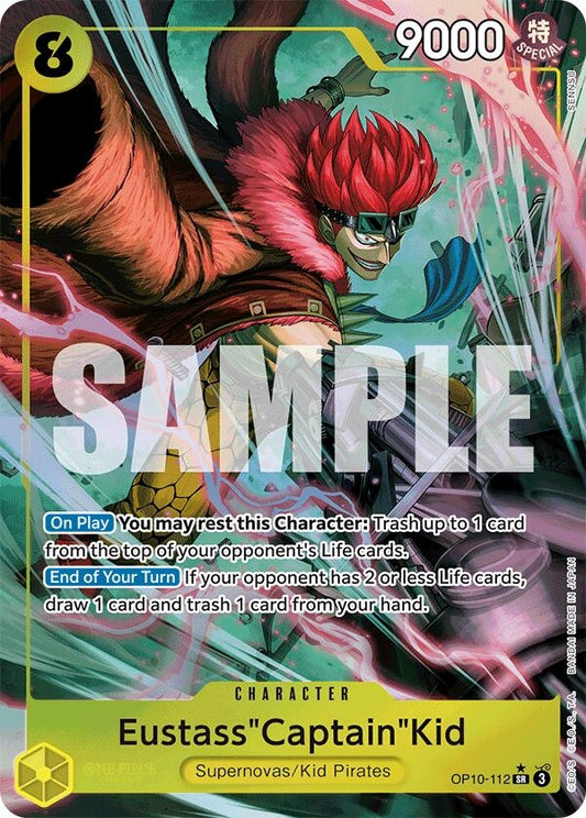 Image for Eustass"Captain"Kid (112) (Parallel) (OP10-112) - One Piece Card Game