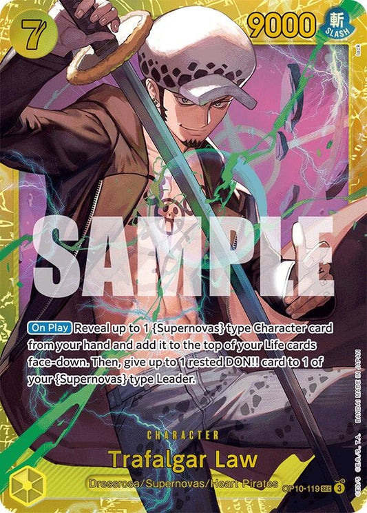 Image for Trafalgar Law (119) (OP10-119) - One Piece Card Game