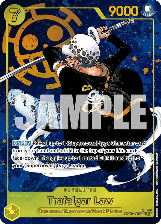 Image for Trafalgar Law (119) (Parallel) (OP10-119) - One Piece Card Game