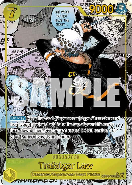 Image for Trafalgar Law (119) (Manga) (OP10-119) - One Piece Card Game