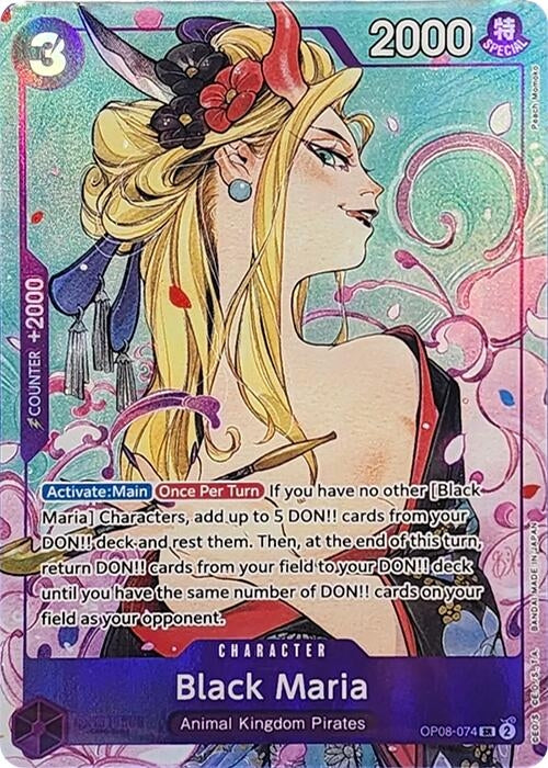 Image for Black Maria (Illustration Box Vol.2) (OP08-074) - One Piece Card Game