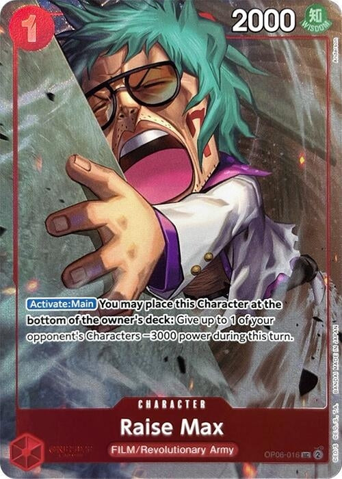 Image for Raise Max (Premium Card Collection -Best Selection Vol. 3-) (OP06-016) - One Piece Card Game