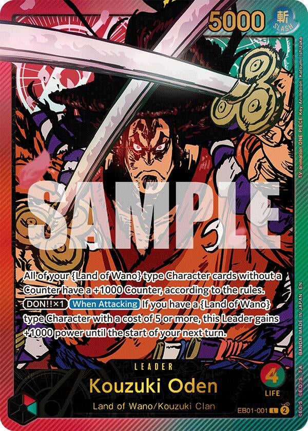 Image for Kouzuki Oden (SP) (EB01-001) - One Piece Card Game
