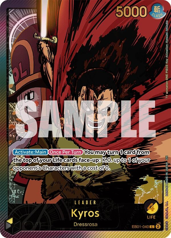 Image for Kyros (SP) (EB01-040) - One Piece Card Game