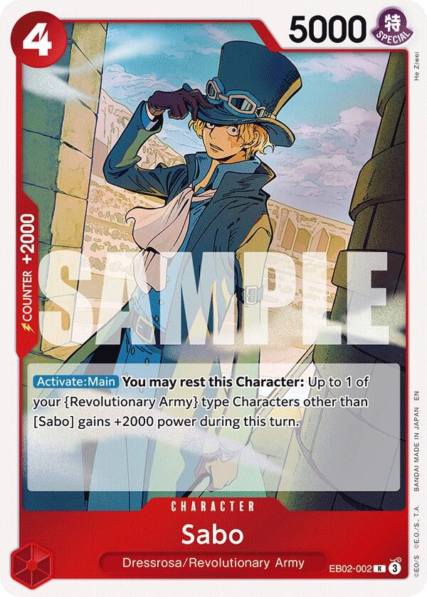 Image for Sabo (EB02-002) - One Piece Card Game