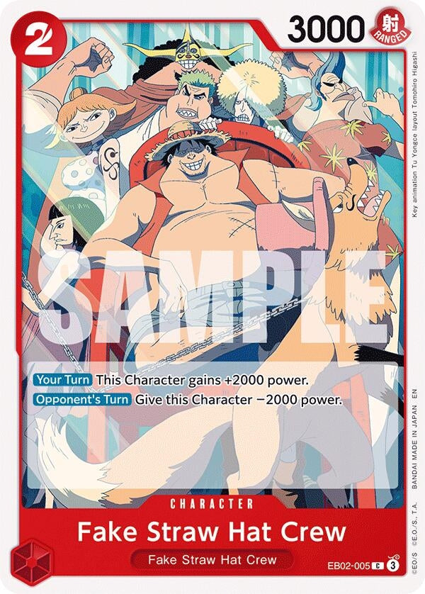 Image for Fake Straw Hat Crew (EB02-005) - One Piece Card Game