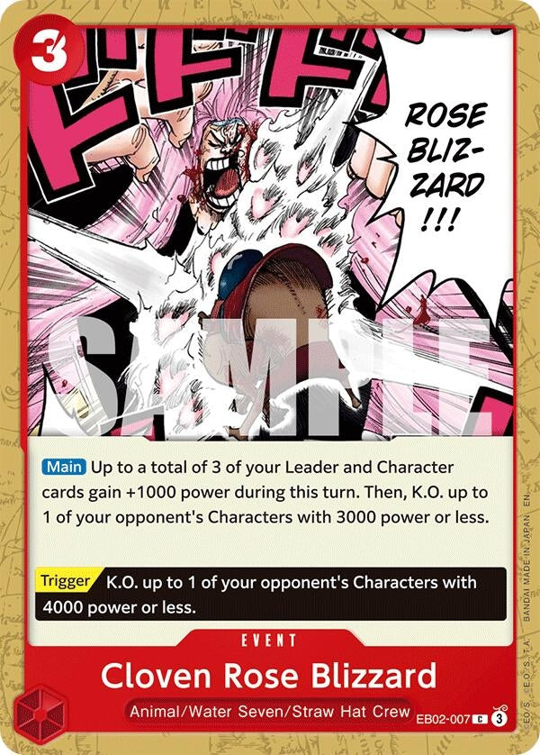 Image for Cloven Rose Blizzard (EB02-007) - One Piece Card Game