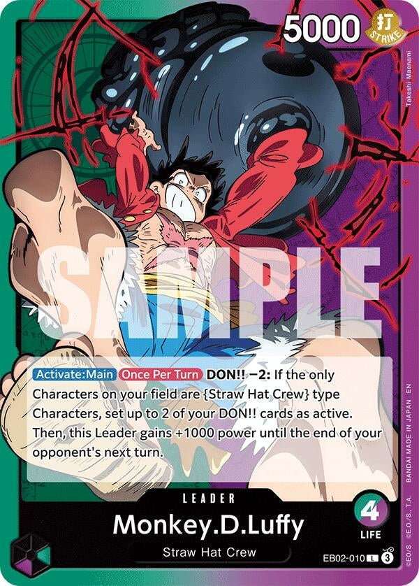 Image for Monkey.D.Luffy (010) (EB02-010) - One Piece Card Game