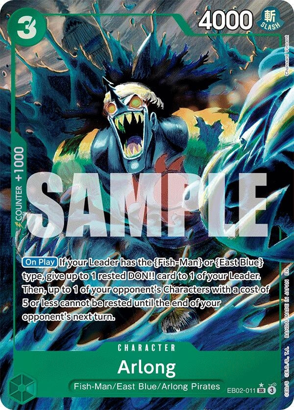 Image for Arlong (Alternate Art) (EB02-011) - One Piece Card Game