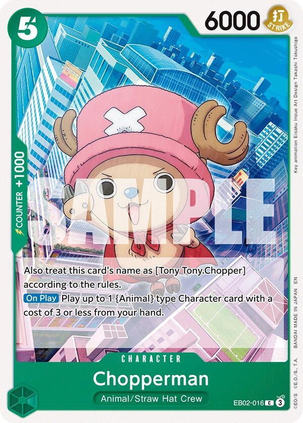 Image for Chopperman (EB02-016) - One Piece Card Game