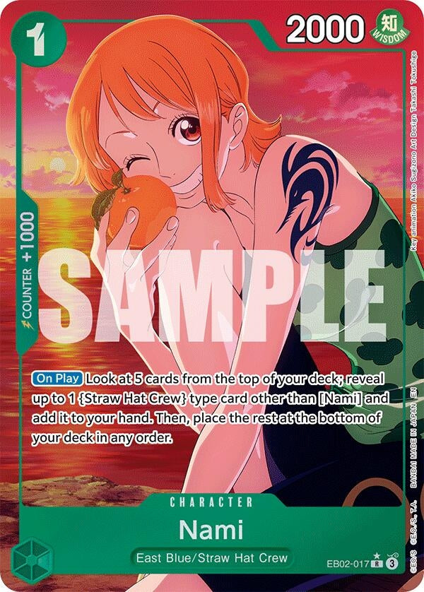 Image for Nami (Alternate Art) (EB02-017) - One Piece Card Game