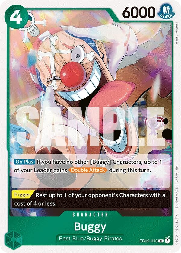 Image for Buggy (EB02-018) - One Piece Card Game