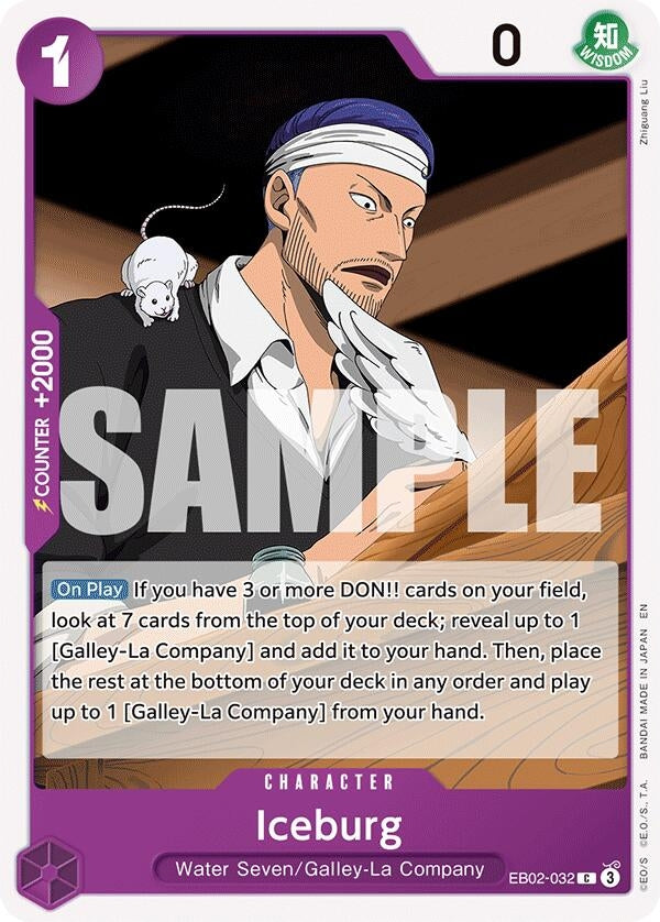 Image for Iceburg (EB02-032) - One Piece Card Game