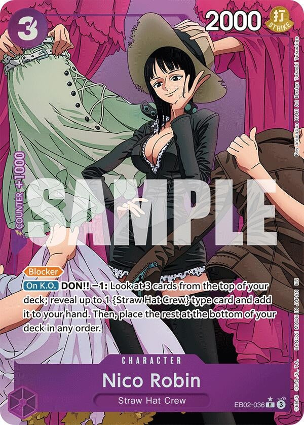 Image for Nico Robin (Alternate Art) (EB02-036) - One Piece Card Game