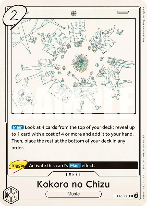 Image for Kokoro no Chizu (EB02-050) - One Piece Card Game