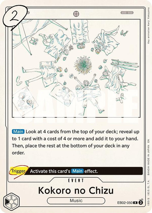 Image for Kokoro no Chizu (EB02-050) - One Piece Card Game