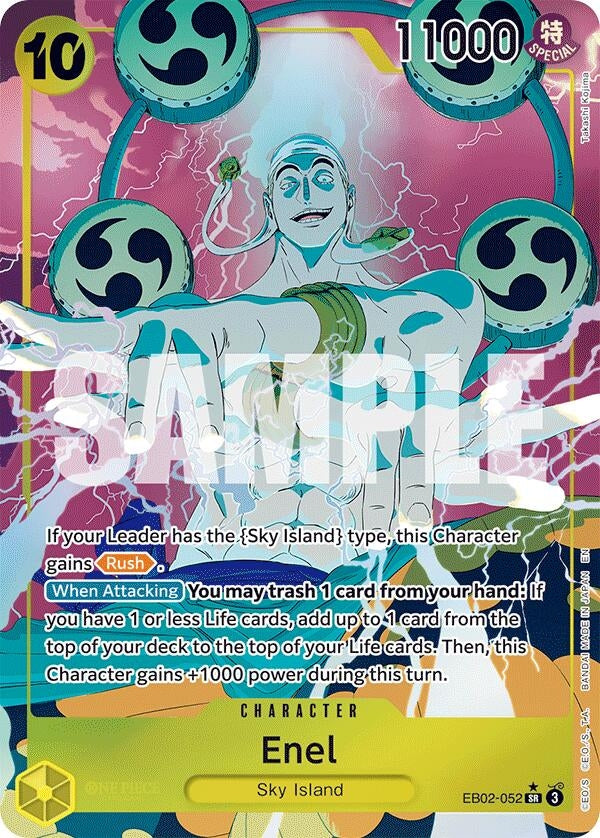 Image for Enel (Alternate Art) (EB02-052) - One Piece Card Game