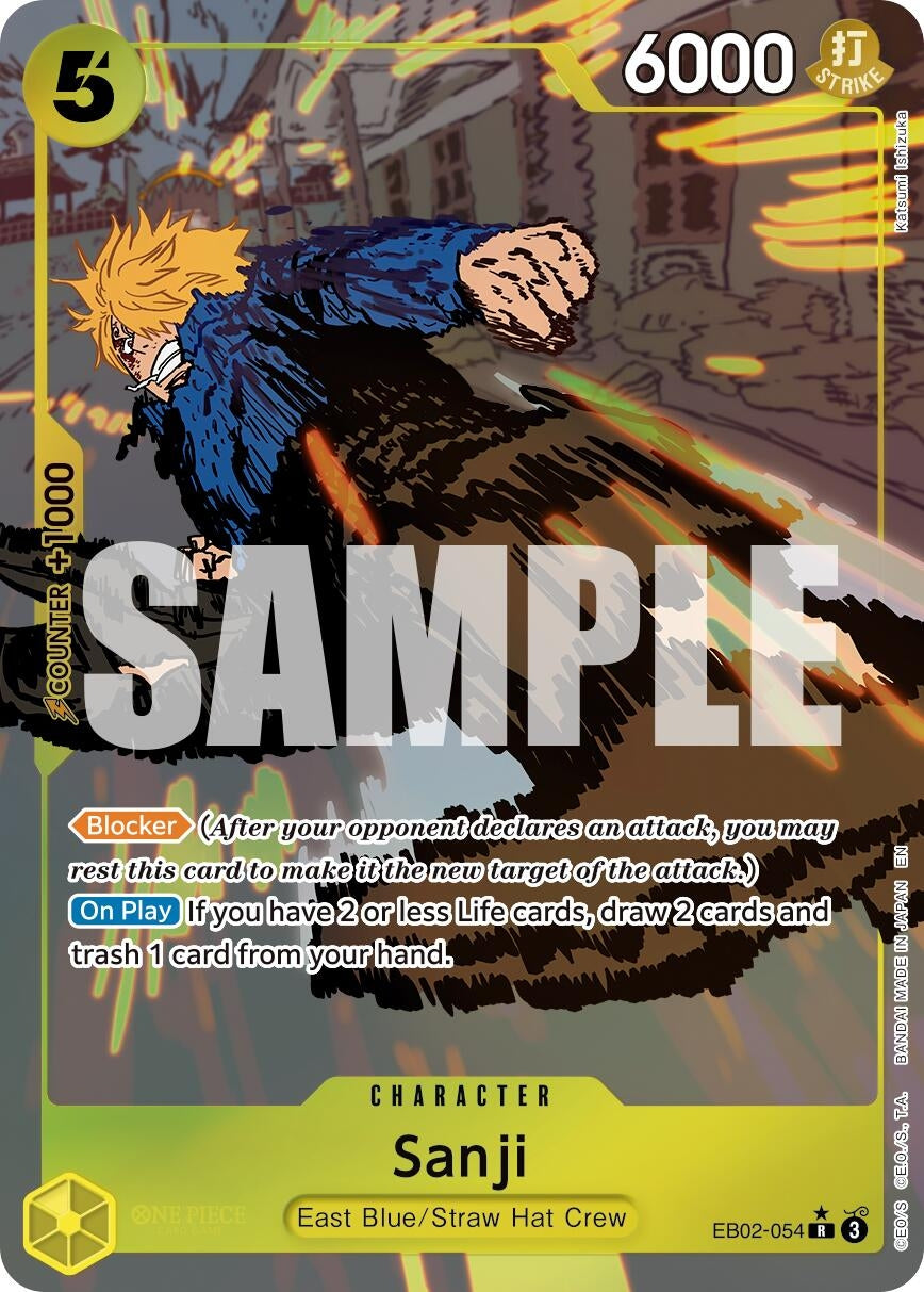 Image for Sanji (Alternate Art) (EB02-054) - One Piece Card Game