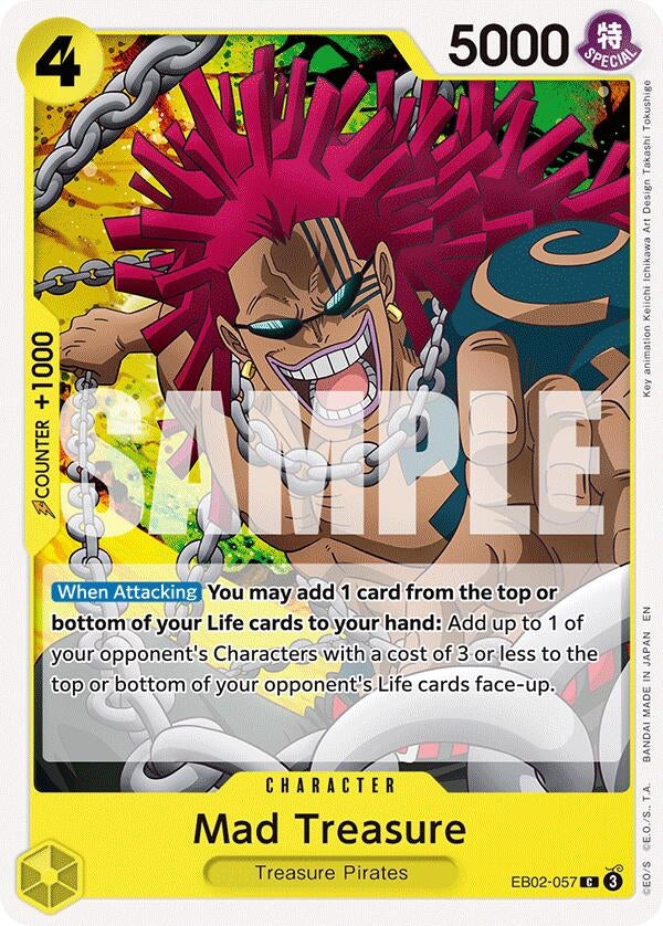 Image for Mad Treasure (EB02-057) - One Piece Card Game