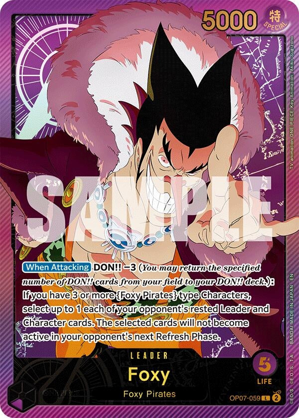Image for Foxy (SP) (OP07-059) - One Piece Card Game